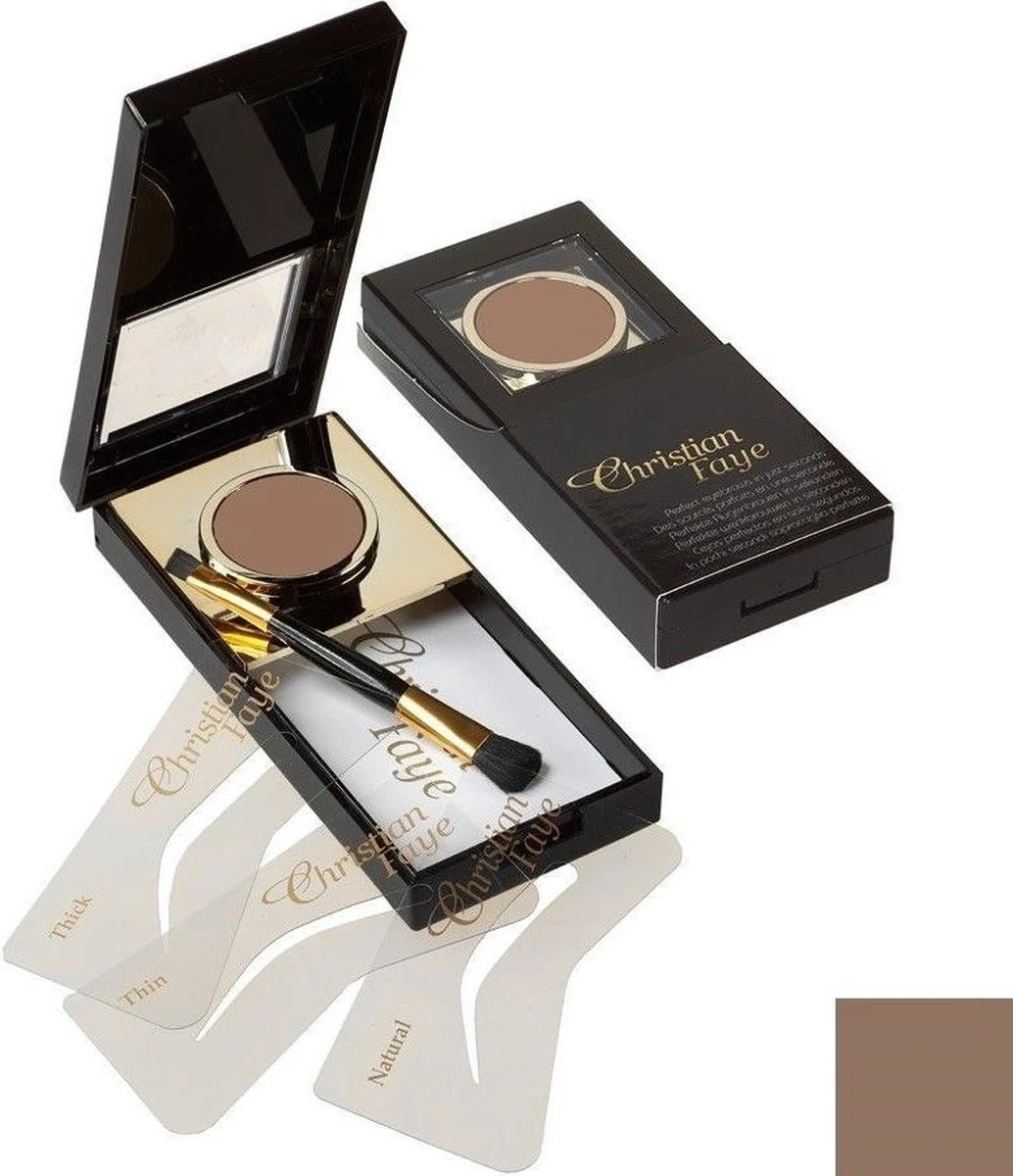 Christian Faye Irid Brown - Bruin - Wenkbrauwpoeder - Afbeelding 3