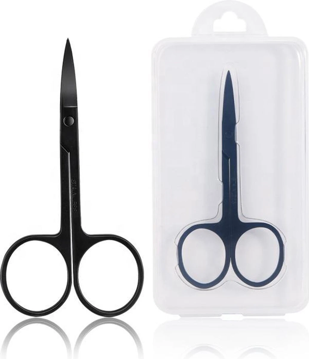 Medies - Professionele Schaar Voor Wenkbrauwen | Wenkbrauw Schaartje | Wenkbrauwschaar | Wenkbrauw Schaar | Gebogen Schaar| Schaar Voor Baard | Wenkbrauw Trimmer | Baardschaar - RVS - Zwart 1 Medies - Professionele Schaar Voor Wenkbrauwen | Wenkbrauw Schaartje | Wenkbrauwschaar | Wenkbrauw Schaar | Gebogen Schaar| Schaar Voor Baard | Wenkbrauw Trimmer | Baardschaar - RVS - Zwart