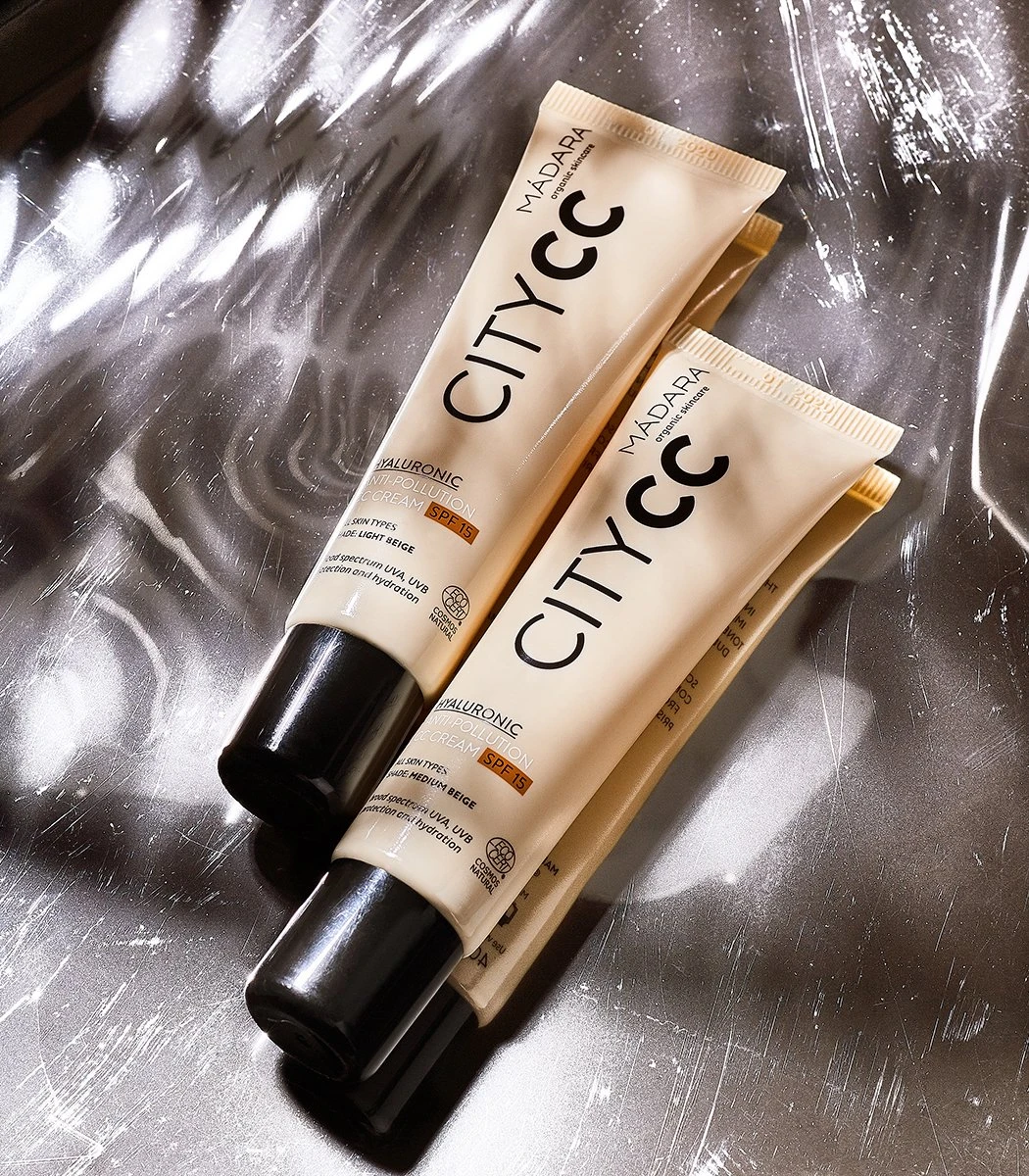 MÁDARA Anti-Pollution CC Cream SPF15 Medium Beige 40ml - Hyaluronzuur -UVA/UVB - Afbeelding 4