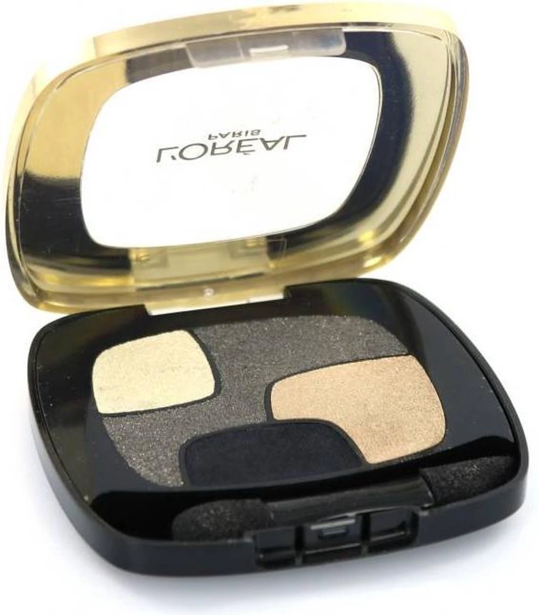 L'Oréal Paris Color Riche Quad Eyeshadow P14 Golden Black - Afbeelding 2