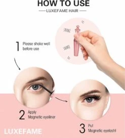 Nepwimpers - Nep Wimpers - Valse Wimpers - Lashes - False Lashes - Magnetische Wimpers - Magnetische Eyeliner - Miami -Make-up Mode Goedkope Winkel 1081x1200