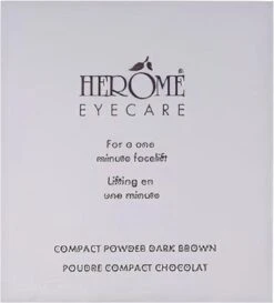Herome Eye Care Wenkbrauw Poeder Donkerbruin - Compact Brow Powder Dark Brown - Waterproof Verrijkt Met Panthenol - Volumineuze Wenkbrauwen -Make-up Mode Goedkope Winkel 1085x1200 2
