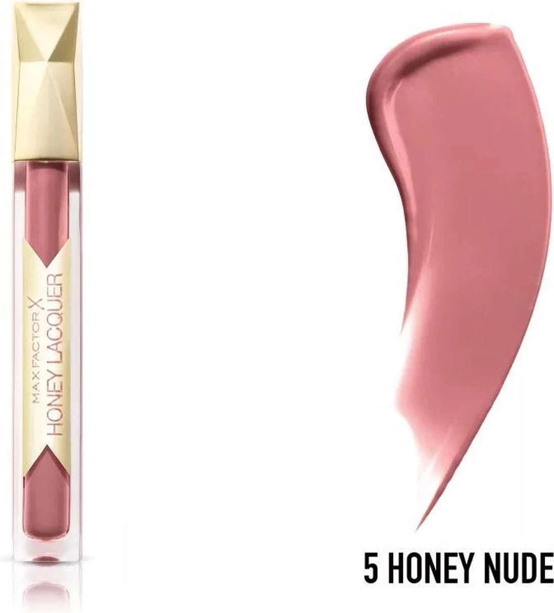 Max Factor Honey Lacquer Gloss Lipgloss - 5 Honey Nude - Afbeelding 7