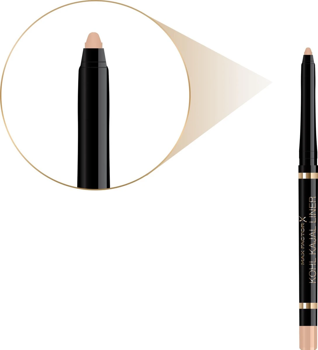 Max Factor Kohl Kajal Automatic Oogpotlood - 003 Beige - Afbeelding 10