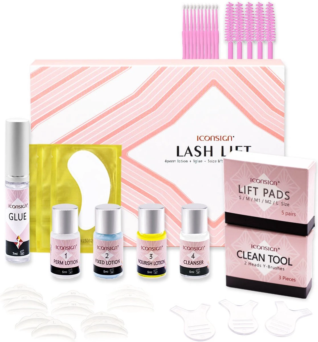 ICONSIGN - Lash Lift - Eye Perming Kit- Nepwimpersm - Wimperserums - Wimpers - Nepwimpers - Afbeelding 8