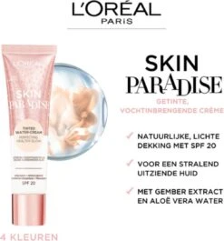 L’Oréal Paris WULT Skin Paradise BB Cream Tinted Cream Foundation - 02 Medium 15 L’Oréal Paris WULT Skin Paradise BB Cream Tinted Cream Foundation - 02 Medium -Make-up Mode Goedkope Winkel 1118x1200