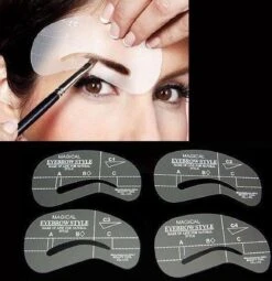 4 Stuks Wenkbrauw Mal - Template - Makeup - Sjabloon - Wenkbrauwpotlood 9 4 Stuks Wenkbrauw Mal - Template - Makeup - Sjabloon - Wenkbrauwpotlood -Make-up Mode Goedkope Winkel 1161x1200 6