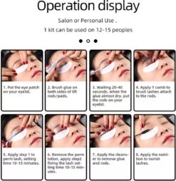 Flora Ruby - Wimper & Wenkbrauw Lifting Set 2 In 1 - Professionele 2 In 1 Lash Lift & Brow Lamination Kit - Permanente Wimperkruller -Make-up Mode Goedkope Winkel 1167x1200 6