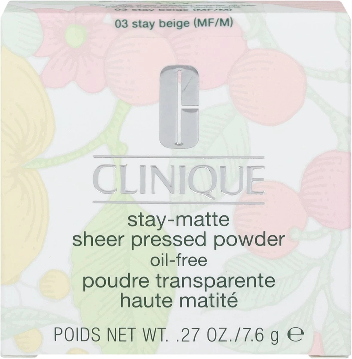 Clinique Stay-Matte Sheer Pressed Powder - 03 Stay Beige - 7,6 G - Afbeelding 2