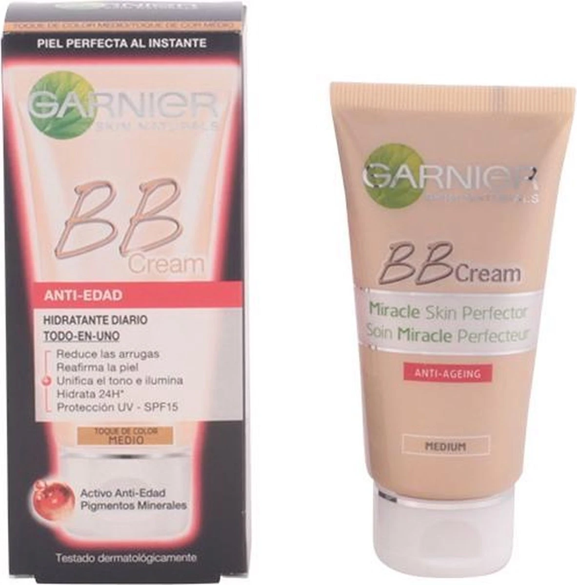 Garnier - SKIN NATURALS BB CREAM Anti-ageing Medium 50 Ml - Afbeelding 3