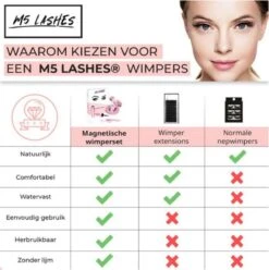 Nepwimpers - Nep Wimpers - Valse Wimpers - Lashes - False Lashes - Magnetische Wimpers - Magnetische Eyeliner - Miami -Make-up Mode Goedkope Winkel 1197x1200 19