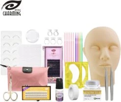 Lashes & More | Wimperextensions Starters Pakket | Oefenset Voor Beginnend Wimperstylist | Lash Kit | Oefen Wimper Set