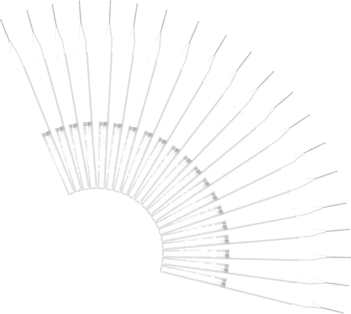 Clavier Micro Borstels Voor Wenkbrauw En Wimper Lifting Wit 20st.