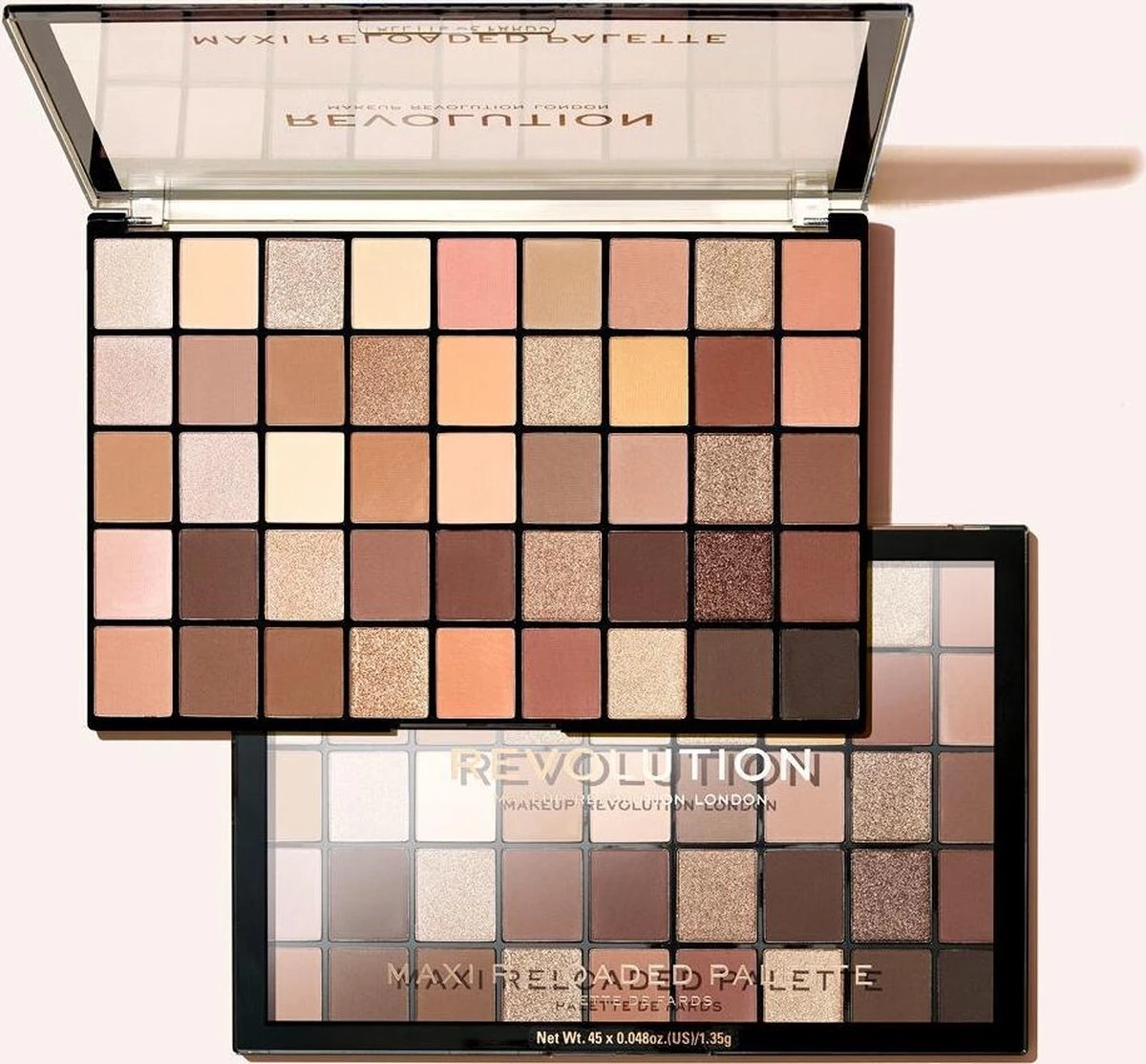 Makeup Revolution - Maxi Reloaded Palette - Nudes - Oogschaduw - Afbeelding 2