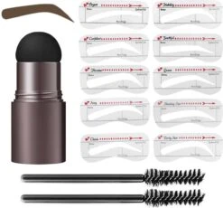 Kopari Wenkbrauw Stempel - Wenkbrauw Stempel - Make Up Inclusief Sjablonen - Eyebrow Stamp - Stempelset - Brow Stamp - Wenkbrauw Sjabloon -Make-up Mode Goedkope Winkel 1200x1118 3