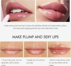 Natuurlijke Lip Plumper| Gember Extract & Vitamine E - Vollere Lippen - Lip Care - Lip Filler - Full Lips - Volume Van Je Lippen- Herstellende Lippen- Lipgloss Intense- Lip Maximizer - Mint Extract & Vitamine E- Selfcare - Extreme Lipgloss -Make-up Mode Goedkope Winkel 1200x1121 1