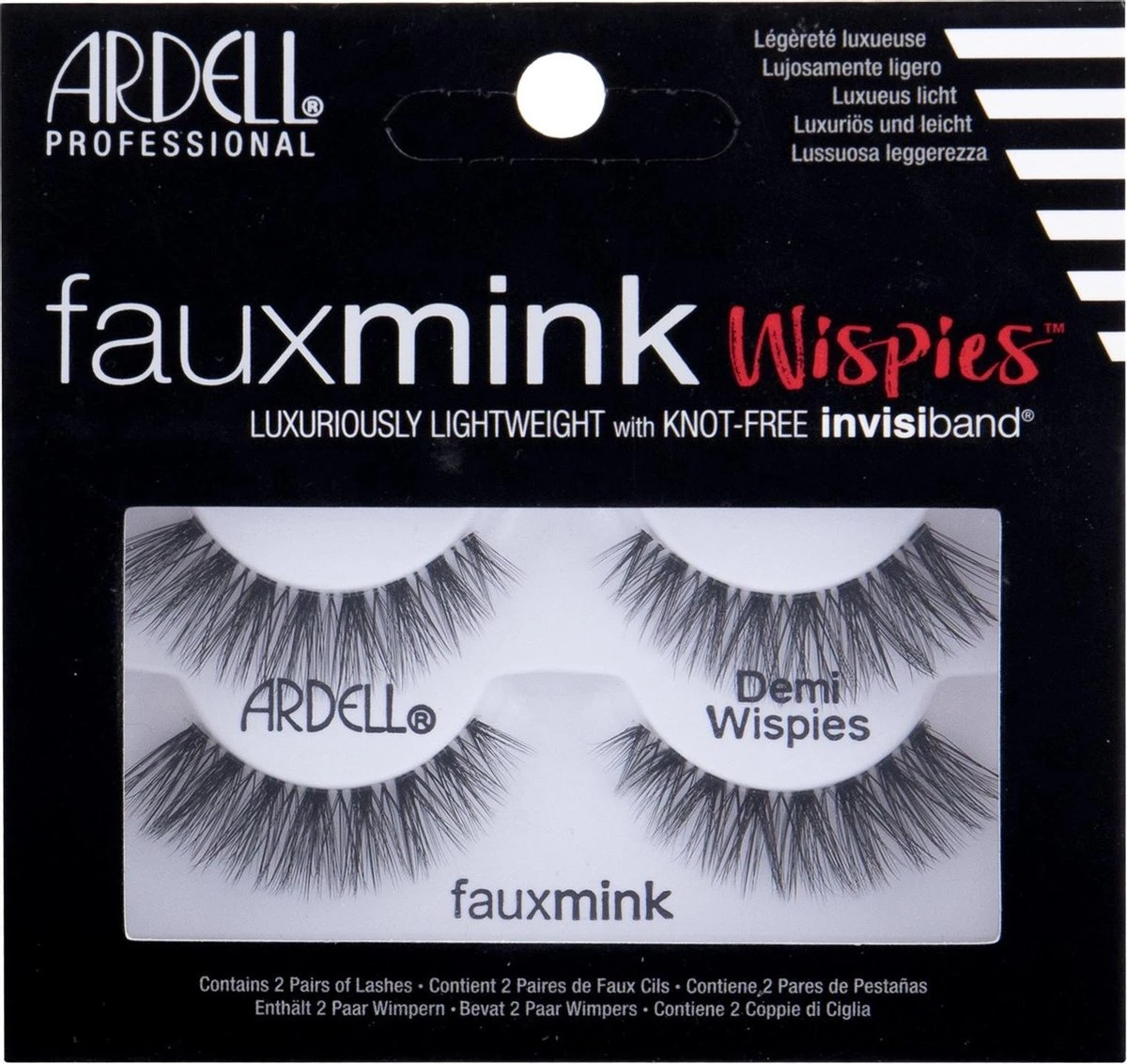 Ardell - Faux Mink Demi Wispies - Twin Pack - Zwart - Afbeelding 8