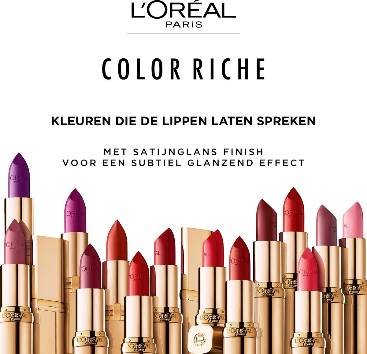 L’Oréal Paris Lippenstift Color Riche Satin - 142 Bonjour Bastille Paars 6 L’Oréal Paris Lippenstift Color Riche Satin - 142 Bonjour Bastille Paars - Afbeelding 6
