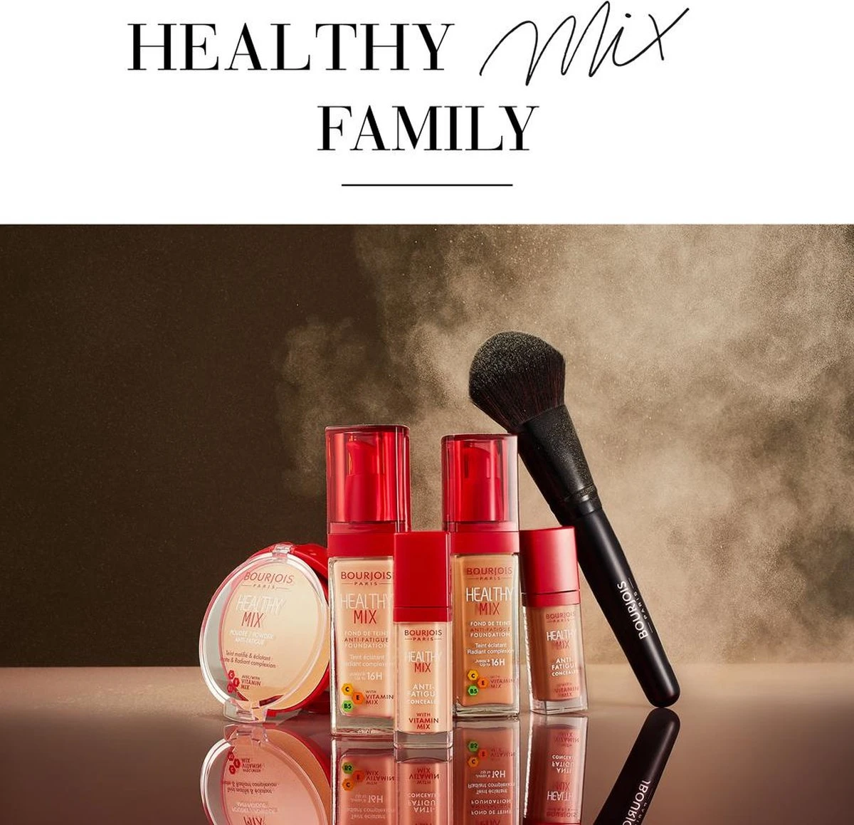 Bourjois Healthy Mix Compact Poeder - 03 Rose Beige - Afbeelding 9