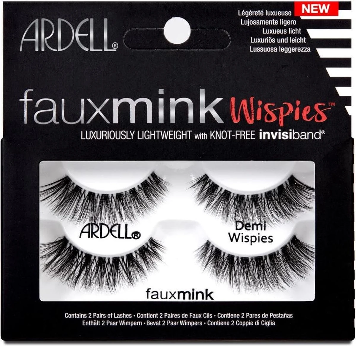 Ardell - Faux Mink Demi Wispies - Twin Pack - Zwart