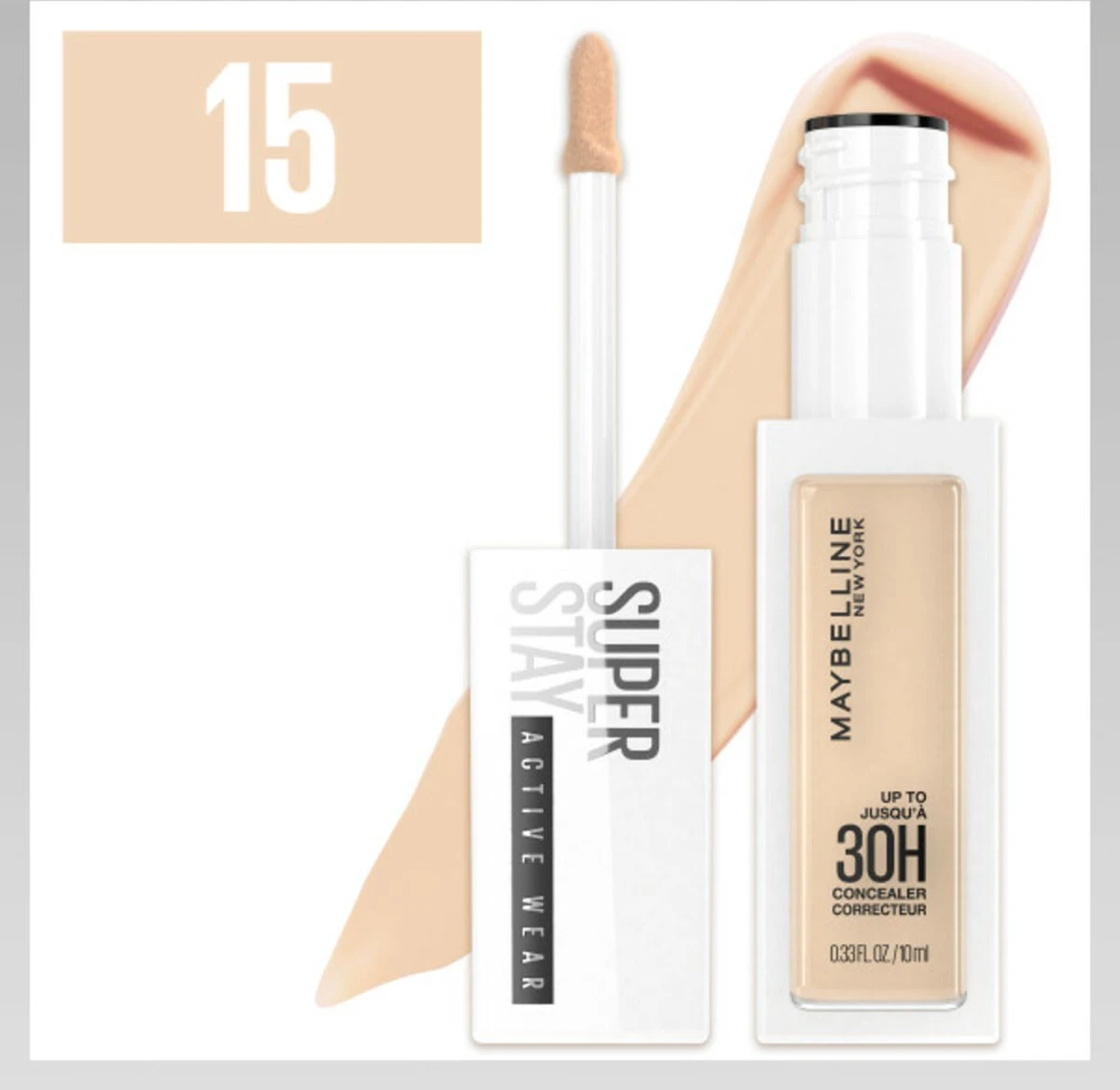 Maybelline SuperStay 30H Active Wear Concealer - 15 Light - Afbeelding 5