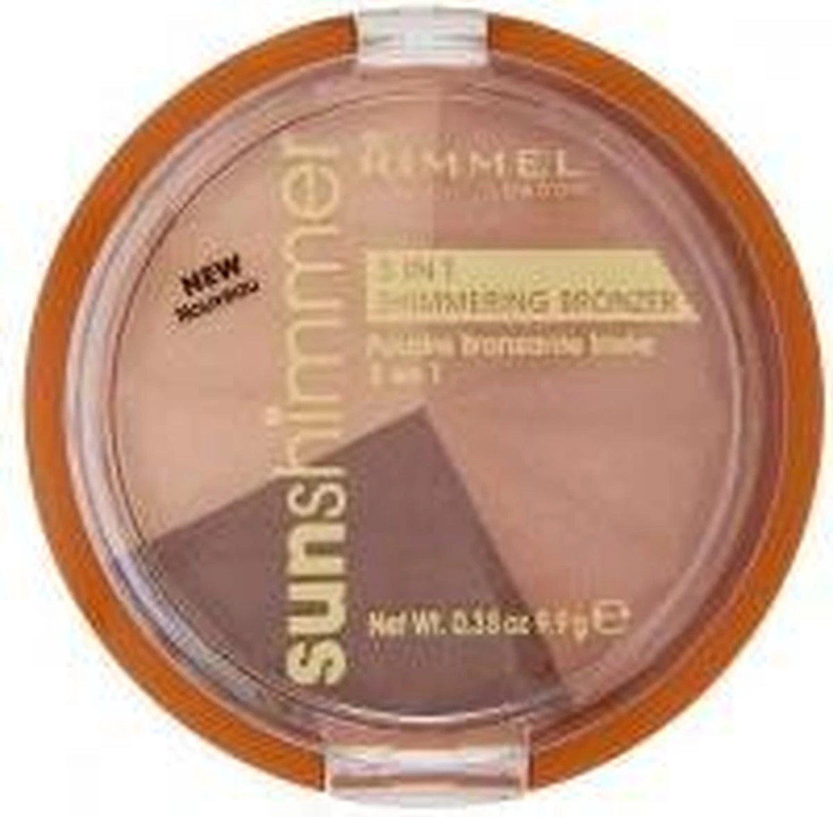 Rimmel London Rimmel - SunShimmer 3 In 1 Shimmering Bronzer Lustrous Powder 9.9 G 1 Gold Princess - - Afbeelding 6