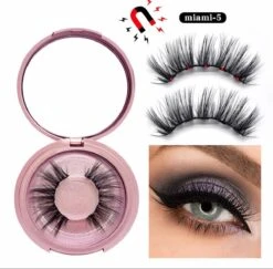 Nepwimpers - Nep Wimpers - Valse Wimpers - Lashes - False Lashes - Magnetische Wimpers - Magnetische Eyeliner - Miami -Make-up Mode Goedkope Winkel 1200x1179 4
