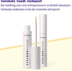 Wimperserum Van Vicius - Eyelash Serum Voor Wimper Groei - Vollere En Langere Wimpers - 5ML -Make-up Mode Goedkope Winkel 1200x1181 4