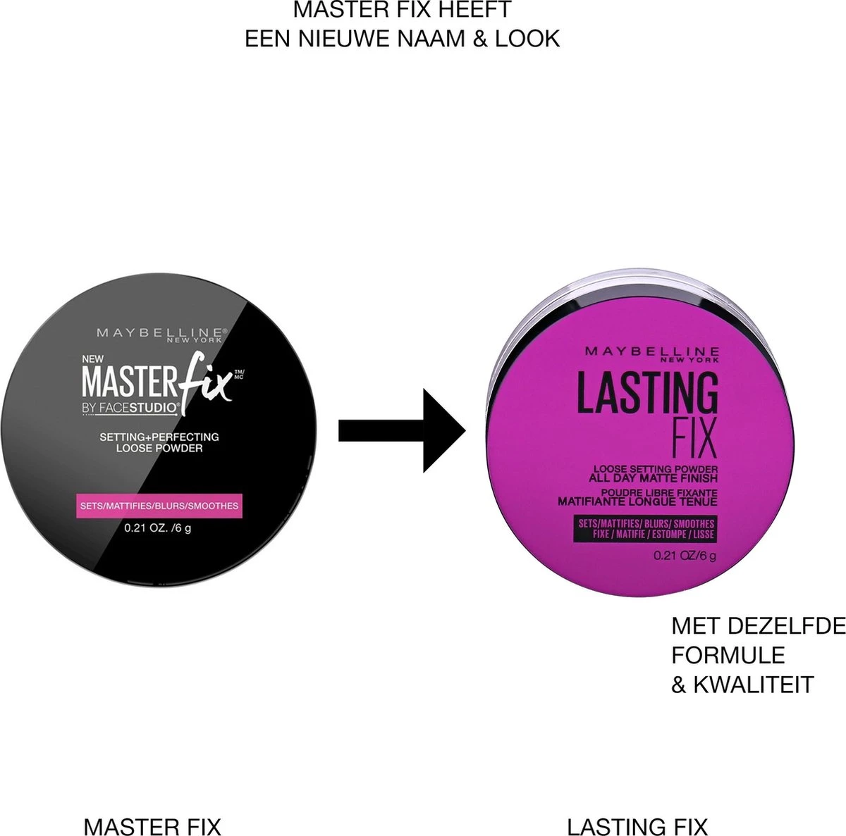 Maybelline Face Studio Master Fix Loose Gezichtspoeder - 01 Translucent - Afbeelding 2