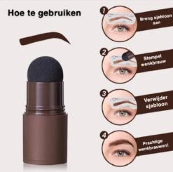 Kopari Wenkbrauw Stempel - Wenkbrauw Stempel - Make Up Inclusief Sjablonen - Eyebrow Stamp - Stempelset - Brow Stamp - Wenkbrauw Sjabloon -Make-up Mode Goedkope Winkel 1200x1188 6