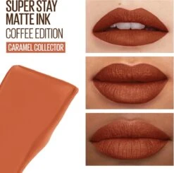 Maybelline SuperStay Matte Ink Lipstick Coffee Collection Limited Edition - 265 Caramel Collector - Nude Lippenstift - 5 Ml 18 Maybelline SuperStay Matte Ink Lipstick Coffee Collection Limited Edition - 265 Caramel Collector - Nude Lippenstift - 5 Ml -Make-up Mode Goedkope Winkel 1200x1192 8