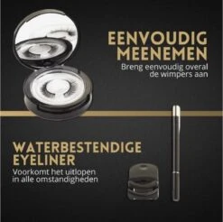 Magnetische Wimpers - 3 Paar - Luxe Set Inc. Eyeliner, Mascara, Kruller 15 Magnetische Wimpers - 3 Paar - Luxe Set Inc. Eyeliner, Mascara, Kruller -Make-up Mode Goedkope Winkel 1200x1196 11