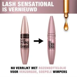 Maybelline Lash Sensational Volume Mascara - Very Black - Zwart 26 Maybelline Lash Sensational Volume Mascara - Very Black - Zwart -Make-up Mode Goedkope Winkel 1200x1198 34