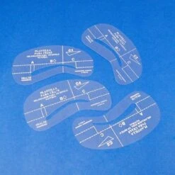 4 Stuks Wenkbrauw Mal - Template - Makeup - Sjabloon - Wenkbrauwpotlood