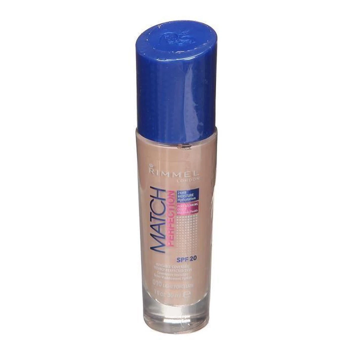 Rimmel London Match Perfection SPF20 Foundation - 010 Light Porcelain - Afbeelding 13