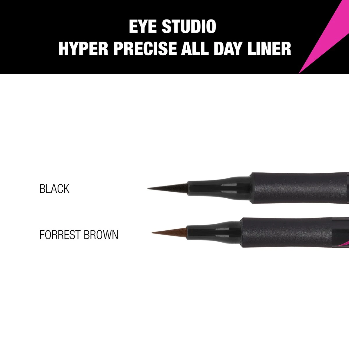 Maybelline Hyper Precise All Day Liquid Eyeliner - Zwart 7 Maybelline Hyper Precise All Day Liquid Eyeliner - Zwart - Afbeelding 7