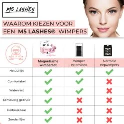 M5 Magnetische Wimpers - Nepwimpers - Model: Doha -Make-up Mode Goedkope Winkel 1200x1200 754
