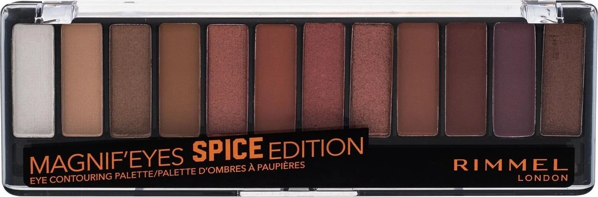 Rimmel London Magnif'Eyes Oogschaduw Palette - 005 Spice Edition - Afbeelding 7