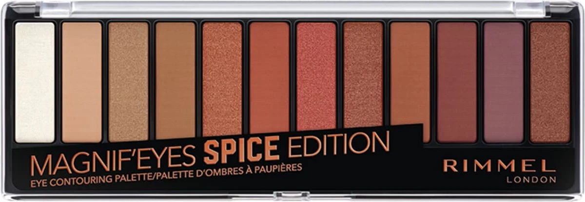 Rimmel London Magnif'Eyes Oogschaduw Palette - 005 Spice Edition - Afbeelding 6