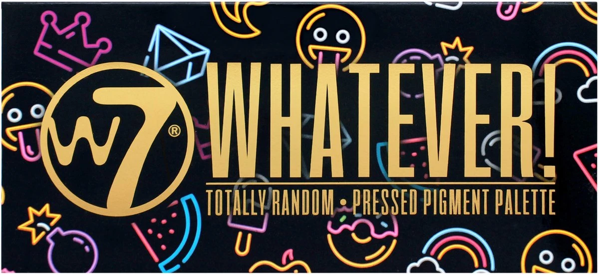 W7 Pressed Pigment Oogschaduw Palette - Whatever!