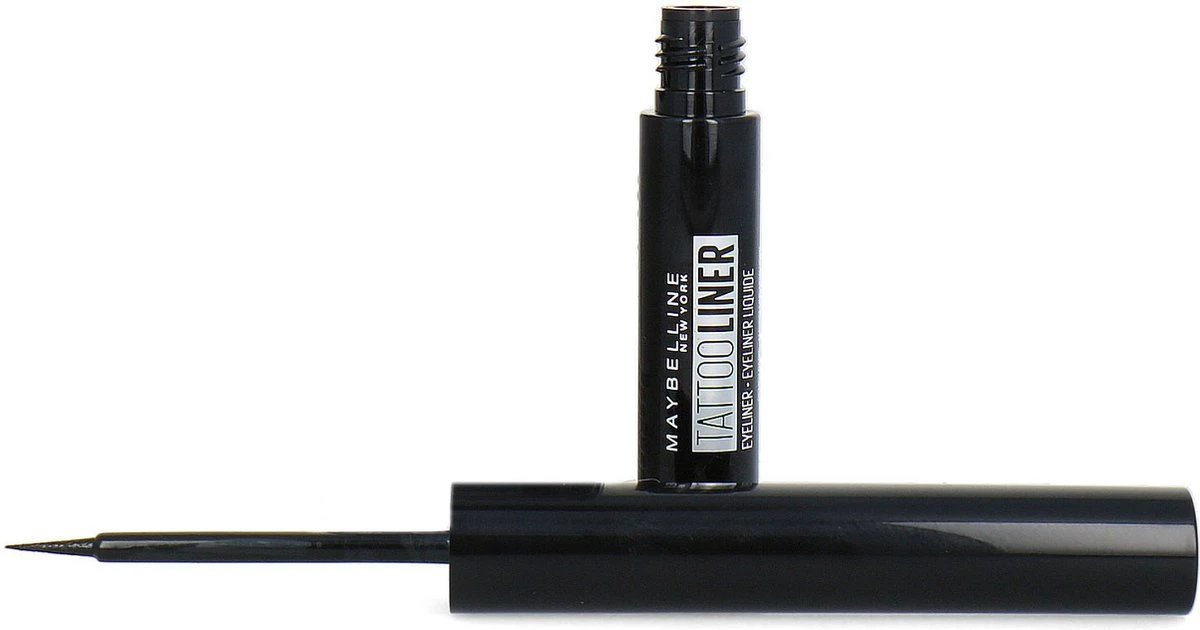 Maybelline New York Tattoo Studio Tattoo Liner - Liquid Ink - 710 Inked Black – Zwart - Ultra Langhoudende Liquid Eyeliner 10 Maybelline New York Tattoo Studio Tattoo Liner - Liquid Ink - 710 Inked Black – Zwart - Ultra Langhoudende Liquid Eyeliner - Afbeelding 10