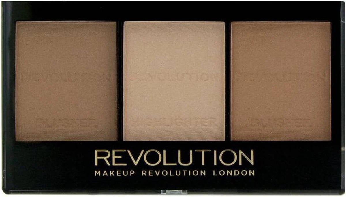Makeup Revolution - Ultra Brightening Contour Kit C04 - Light/Medium