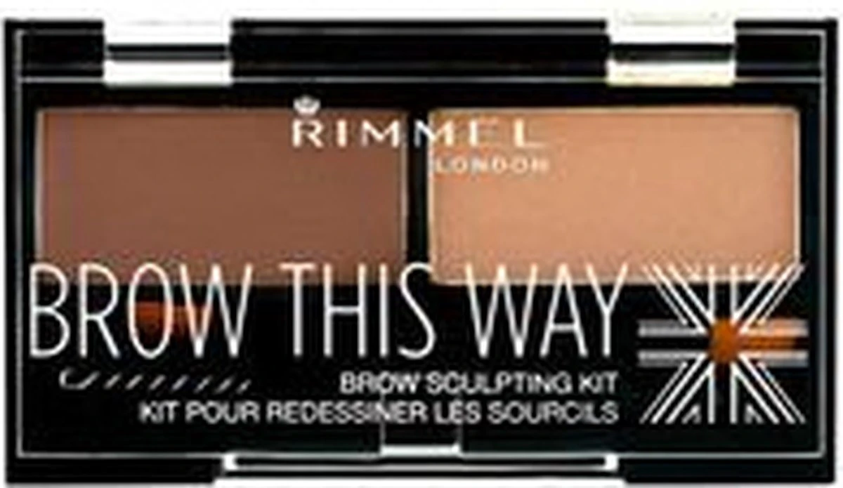 Rimmel London Brow This Way Brow Sculpting Kit - 003 Dark Brown - Afbeelding 16