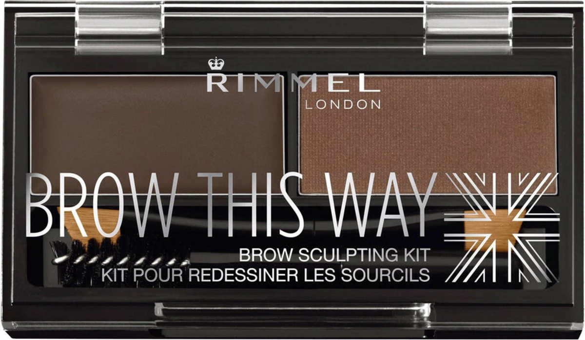 Rimmel London Brow This Way Brow Sculpting Kit - 003 Dark Brown - Afbeelding 10