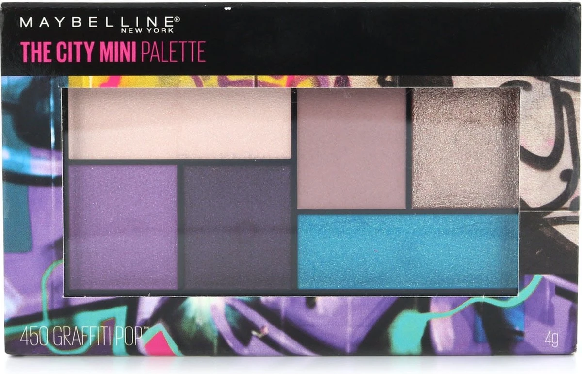 Maybelline The City Mini Oogschaduw Palette - 450 Graffiti Pop - Afbeelding 2