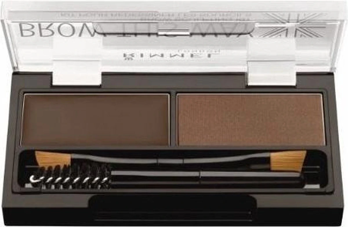 Rimmel London Brow This Way Brow Sculpting Kit - 003 Dark Brown - Afbeelding 15