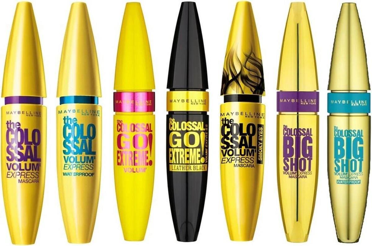 Maybelline Volum'Express Colossal Go Extreme! Leather Black Mascara - Zwart - Afbeelding 3