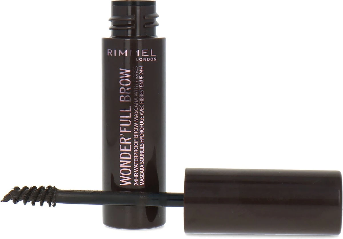Rimmel London Wonder'full 24 Hour Brow Mascara - Wenkbrauwgel - 003 Dark Brown - Afbeelding 4