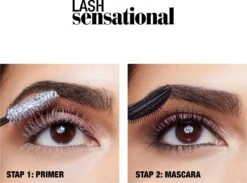 Maybelline Lash Sensational Volume Mascara - Very Black - Zwart 25 Maybelline Lash Sensational Volume Mascara - Very Black - Zwart -Make-up Mode Goedkope Winkel 1200x890 1