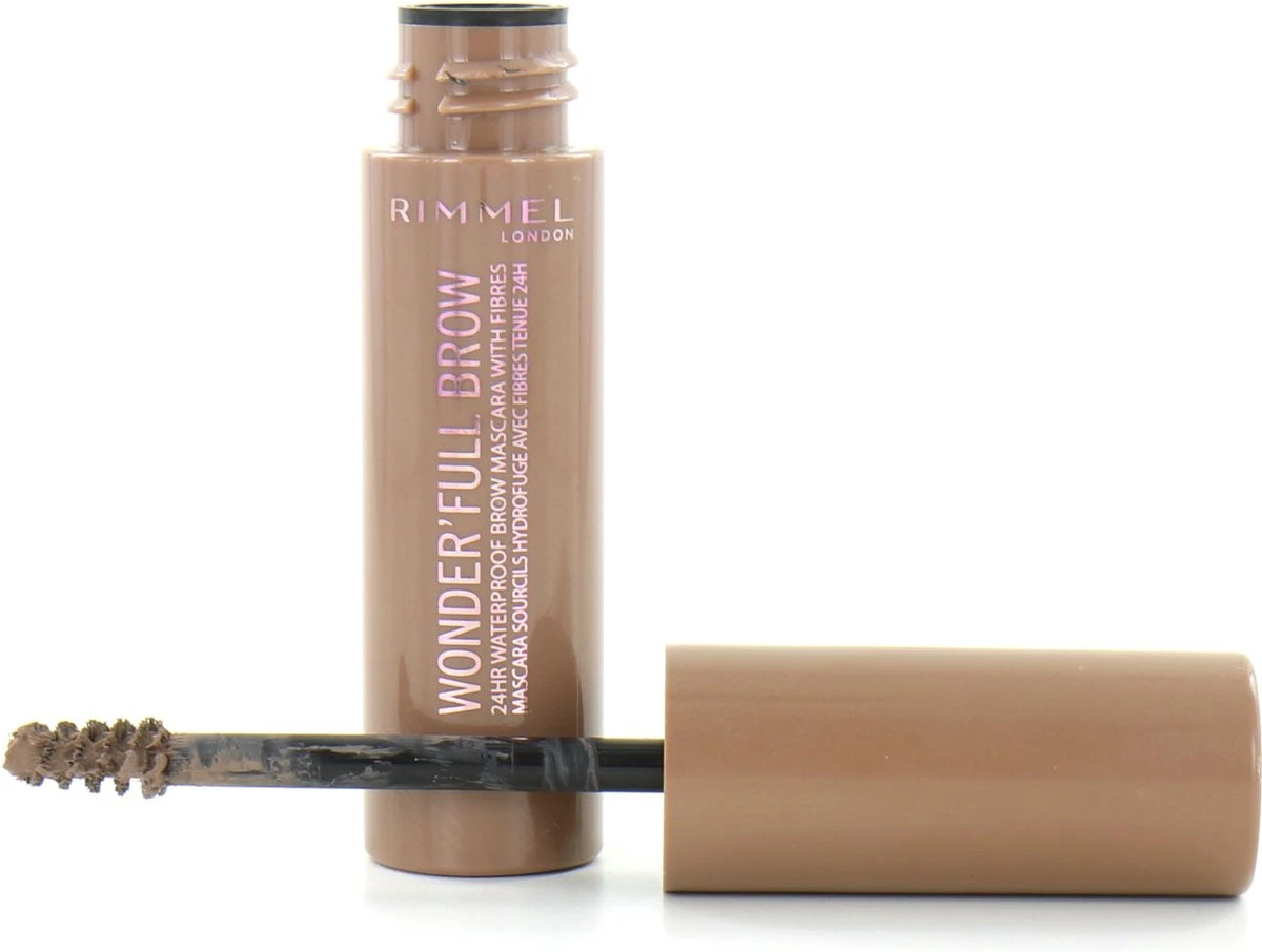 Rimmel London Wonder'full Brow Wenkbrauwgel Mascara - 001 Blond - Afbeelding 5